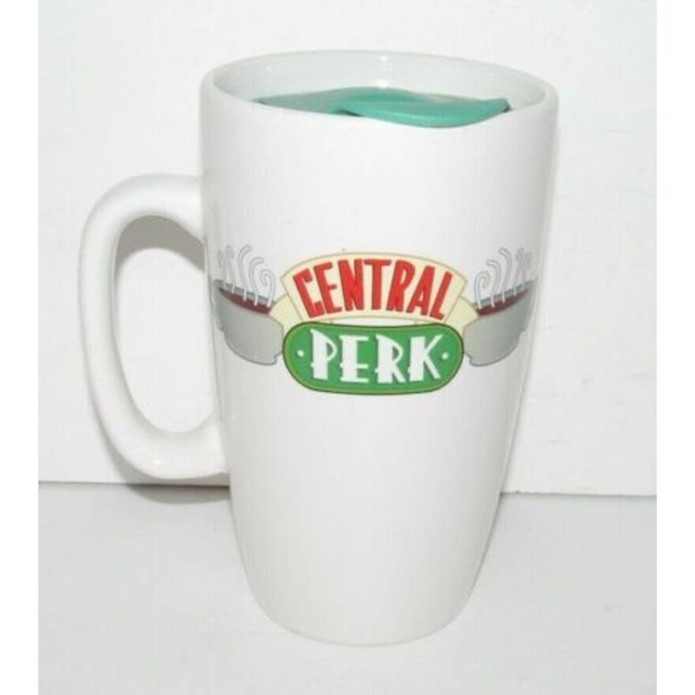 FRIENDS Central Perk coffee Cup Tall Travel Mug Cup Cover Modern Gourmet Foods